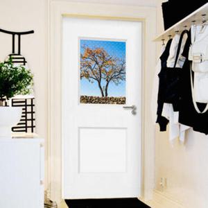 아트박스/꾸밈 ia788-창문패널돌담과감나무_현관문시트지