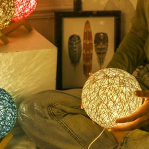 아트박스/위드마켓 데이문 라탄 달 무드등(분리형) (아이보리)