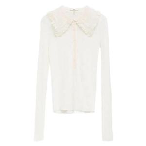 25 FW 끌로에 레이스 칼라 긴소매 셔츠 CH25AHT58667 TP439099251