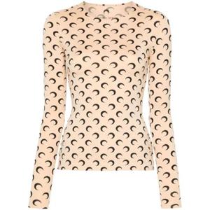 25 FW 마린세르 크레센트 문 프린트 저지 탑 WTS006ACJER0001 TP432061801