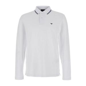 엠포리오 아르마니 이글 자수 롱슬리브 폴로 셔츠 8N1FB51JPTZ 0100 TP934409488