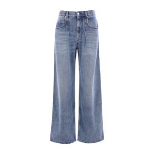 이자벨마랑 라이트 블루 코튼 블렌드 데님 진 PA0554FA B1H07I3