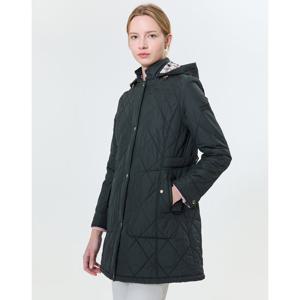 닥스 골프 여성 24FW 스테디셀러퀼팅 탈착 후드 패딩 점퍼 (KHAKI) WNJU4D701K3