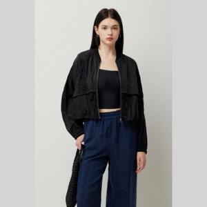 [시슬리]센터 모티브 자수 블루종 점퍼 SAJP38531