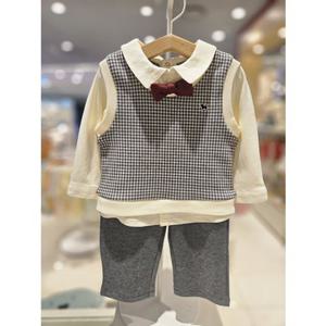 블루독베이비[hu]25FW신상 (GR)하운드투스상하세트 45A13-610-10 상하복 정장 외출복 외출상하복 등원복