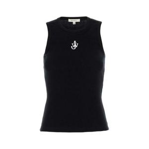JW 앤더슨 여성 블랙 Tank 면 나시 니트 JO0248PG1717 999