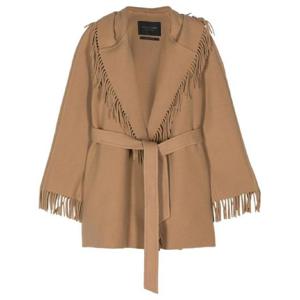 발렌시아가 프린지 에지 후드 가디건 코트 772968TPU04