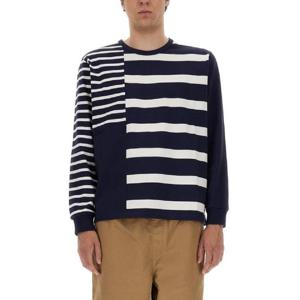 UMBRO X YMC quot60년대quot 패치워크 스웨트셔츠 UMTM0604OGFNAVY