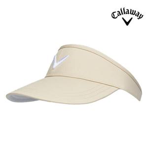 캘러웨이 우먼스 쉐브론 바이저 여성용 골프모자 라이트베이지