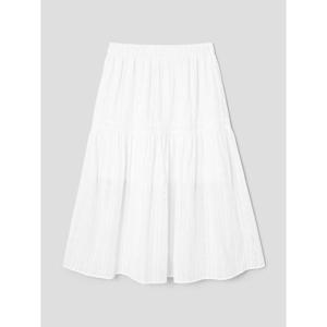 (125727MQ61) [에잇세컨즈] 아일렛 자카드 스커트  화이트