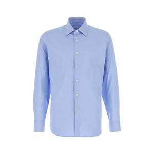프라다 긴팔 셔츠 UCM608SOOO10HT F0012 LIGHT BLUE