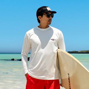 퀵실버 남성 루즈핏 래쉬가드 QS1095KMT