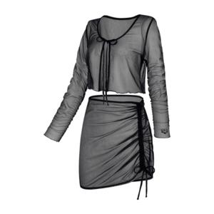 [아레나] (A5BL1PS14_BLK) 여성 글램 커버업 세트