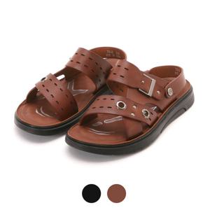 [파파브로] 남성용 가죽 캐주얼 샌들 WW-SE-HD7910