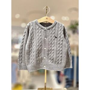 블루독베이비 10 25FW가을신상(GR)블루독 케이블 가디건 (45A1920002)