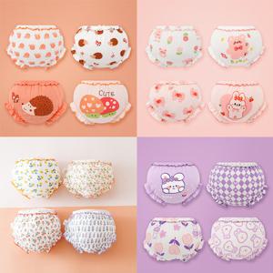 [엠케이] 래빗도치 여아동 순면 팬티 4종1세트 205842