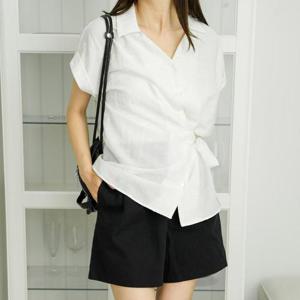 빅사이즈 507 줄라이롤업소매끈남방 DGOU832