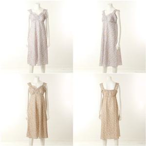 [와코루] 면 지지미 민소매 풀 슬립 WFS3801R 85사이즈 105사이즈 2컬러 택1