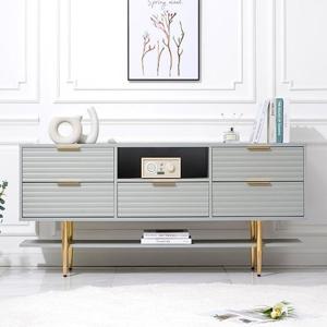 M262 템바보드 높은 2단 오픈 거실장 1500 3colors