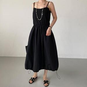 빅사이즈 507 바이스트링퍼프원피스 DRAU893