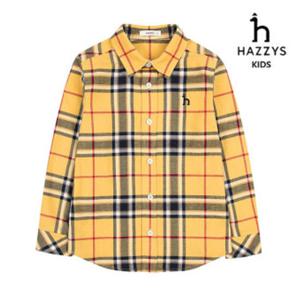 [헤지스키즈]헤지스체크 셔츠(HUW11XS09M_YE)