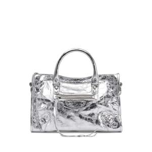 25 FW 발렌시아가 르 시티 메탈릭 레더 토트 백 8114422AA9R8122 TP440974288
