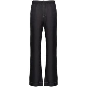 25 FW 프라다 드로스트링 웨이스트 실크 팬츠 SPH259S2311QWC TP440962427