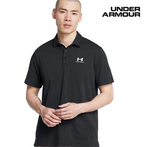 [언더아머(백)]남성 UA 아이콘 카라 폴로 반팔 티셔츠 1386608-001