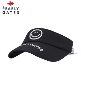 [파리게이츠] 파리게이츠 여성 큐빅 스마일 리본 탈착 썬바이저 521E3CP002_BK