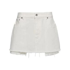 미우미우 미우미우 프린지 데님 미니 스커트 GWD2784YE
