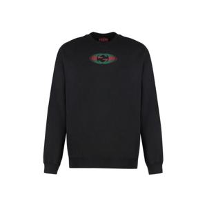 구찌 코튼 저지 스웨트셔츠 784413XJGKQ1152 BLACK DOM