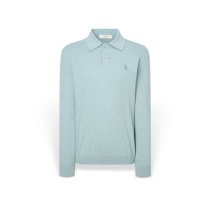 [헤지스] 남성 실크 혼방 카라 니트 HZSW5F331T1