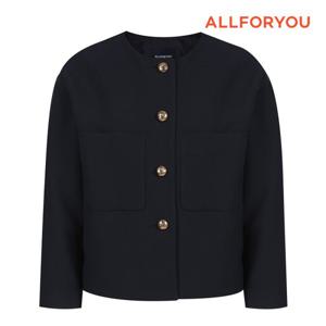 [올포유][올포유]여성 포켓 포인트 라운드넥 숏자켓 ALKKM7311-9