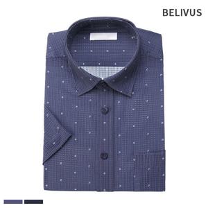 [빌리버스]빌리버스 남자 반팔 셔츠 BSH272 도트 일반핏 여름 남