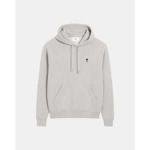 아미 스몰 하트 로고 후드 티셔츠 HSW764730 0951 Heather ash g