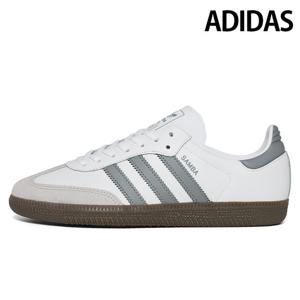아디다스 키즈/성인 스니커즈 삼바 OG J 화이트 그레이 JQ2844