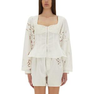 마린세르 블라우스 WSI028A UWOV0007WH10 WHITE