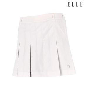 엘르골프 세이브존01 여성 메쉬 트임 플리츠 스커트 6J41852 100