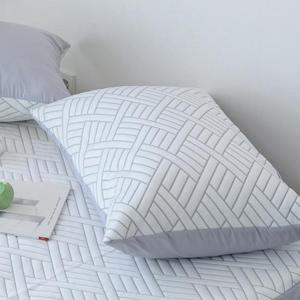 해피니 베개커버 엘리오 듀라론 3중직 냉감베개커버 지퍼형 50x70 (화이트)