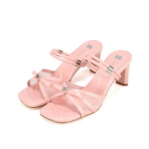 [바바라(슈즈)]여성 리본 포인트 투웨이 뮬 샌들 BBI461_PK