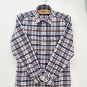 [레노마셔츠]헤링본 기모 멀티체크 일반핏 긴소매RNWSG1402WN_GN