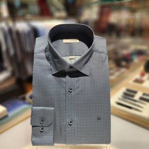 듀퐁셔츠 SE5FM21LS253SNY 컴포터블 순면 네이비 캐쥬얼 슬림 핏 셔츠