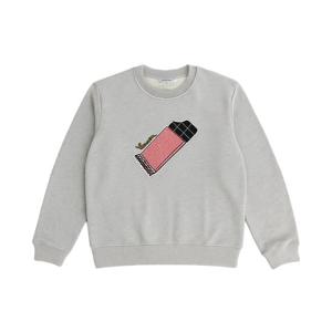 14주년 초코렛바 패치 맨투맨 그레이 700TS53 804