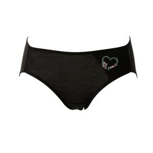 [비너스] 면100 블랙 하트자수 요일팬티 면팬티 VPT6957