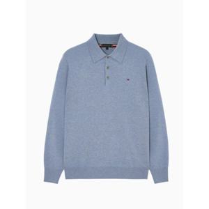 타미힐피거 M 메리노 울 버튼 폴로 니트 BB T12E7KPN701ML1