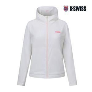 [케이스위스] (KS7_1KSJKFU502_WH_) 여성 제로 UV 라이트 우븐 자켓 1KSJKFU502_WH
