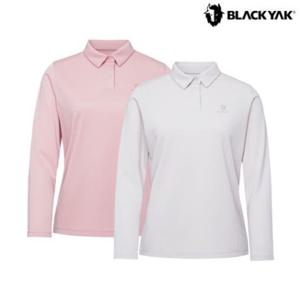 여성 간절기 신축성 좋은 카라티 베이스 카라 긴팔티 1BYKTFU501 GD