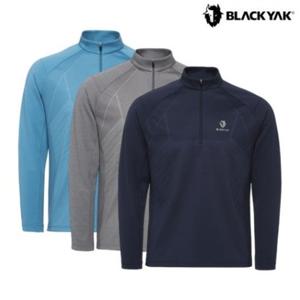 남성 간절기 기능성 반집업 등산티셔츠 티톤 집업 긴팔티1 1BYZTFU002 GD