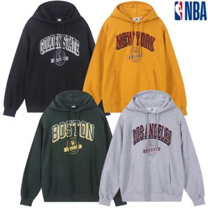 [NBA]N253TH020P GR 남여공용 엔비에이 팀별 아플리케 오버핏 후드티셔츠