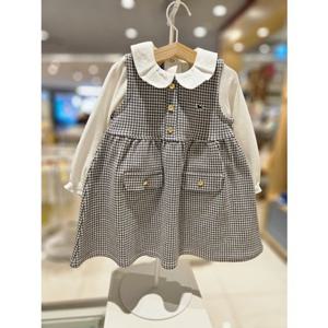 블루독베이비[hu]25.FW가을겨울신상 DG)클래식레이어드원피스 45A19-400-02 드레스 정장원피스 스커트